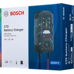 Chargeur de batterie automatique 12/24V 10A - BOSCH C70 (4)