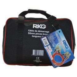 Câbles de démarrage Pro 50mm² 5m 1000A RKG - Pinces en cuivre/laiton (3)