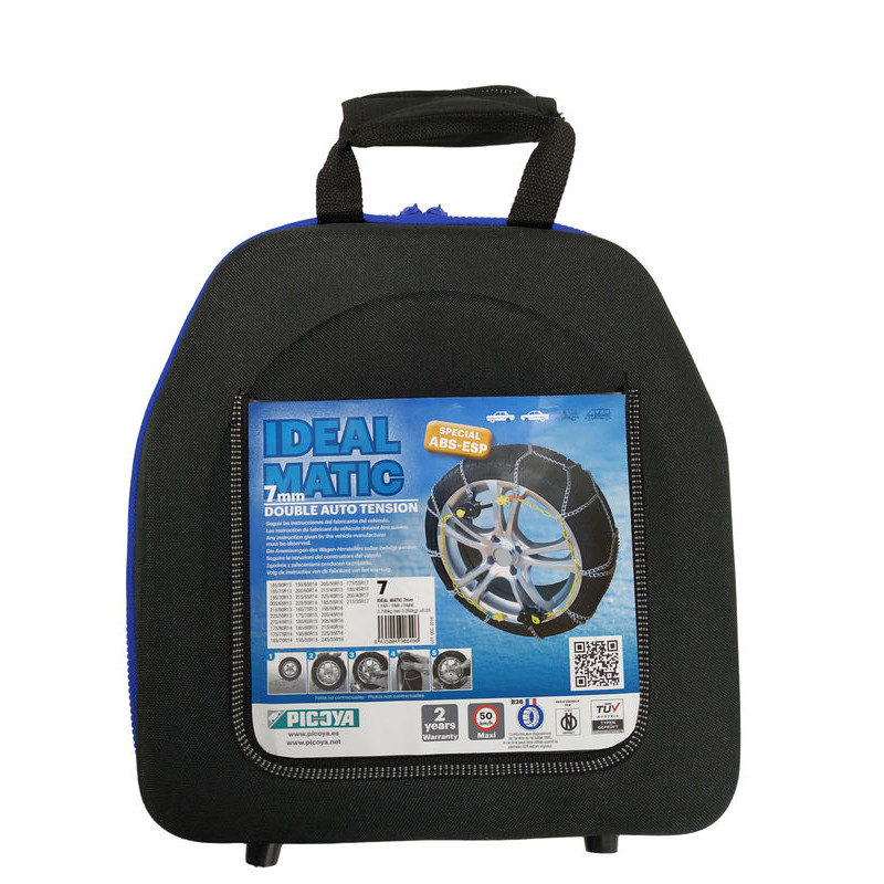 PICOYA Chaine neige IDEAL 7 MATIC n°09 pour la  taille: 205/60-16 (1)