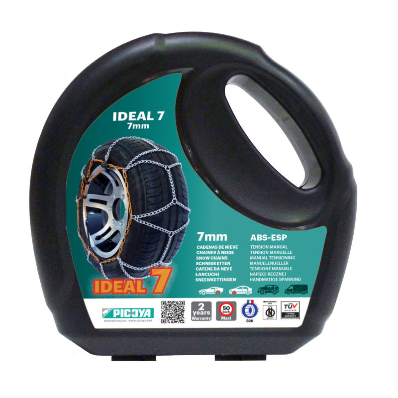 PICOYA Chaine neige IDEAL 7 n°8 pour la taille: 220/55R365-17