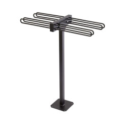 Range 4 skateboards sur pied avec antivol - Mottez M059S