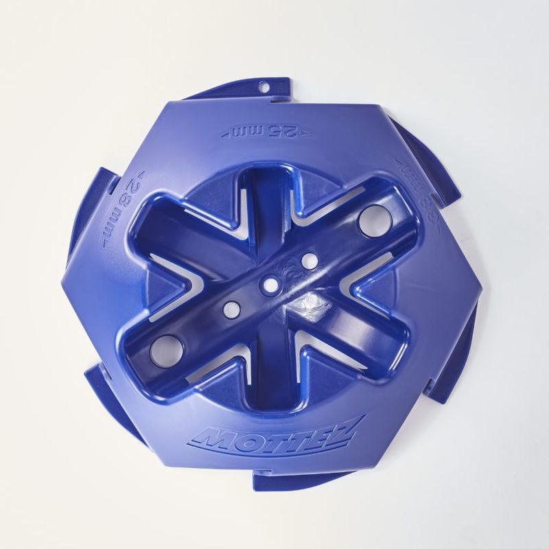 Support trottinette au sol bleu - Mottez M058QBL (1)