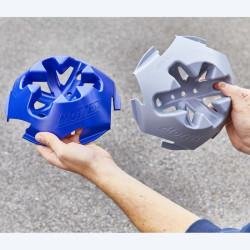 Support trottinette au sol bleu - Mottez M058QBL (3)