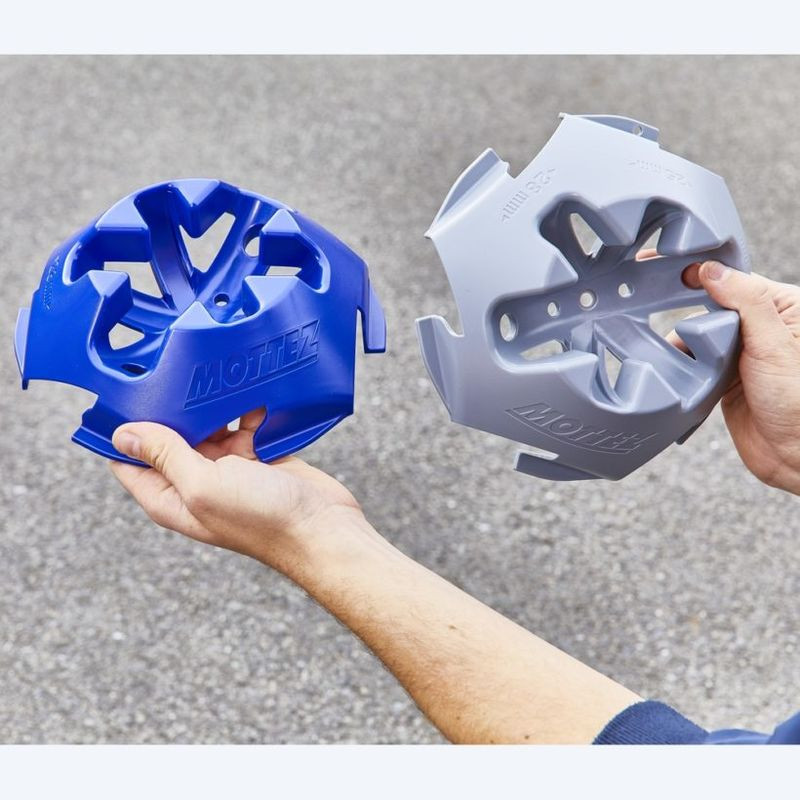 Support trottinette au sol bleu - Mottez M058QBL (3)