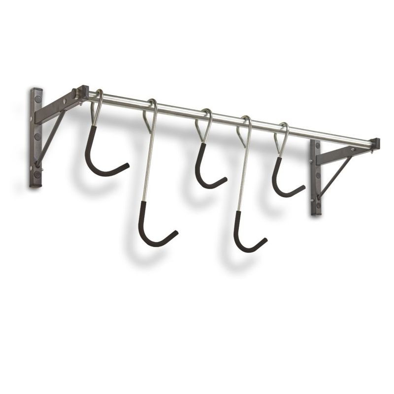 Support 5 vélos coulissant mural - Mottez M045C (1)