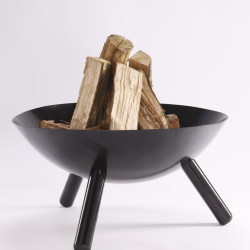 Brasero de Jardin Noir Diamètre 56 cm - Hauteur 29 cm - Mottez J155S (2)