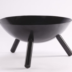 Brasero de Jardin Noir Diamètre 56 cm - Hauteur 29 cm - Mottez J155S