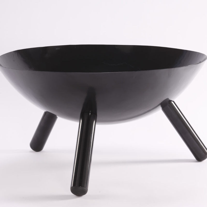 Brasero de Jardin Noir Diamètre 56 cm - Hauteur 29 cm - Mottez J155S (1)