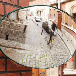 Miroir Sortie de Garage Convexe 100cm - Mottez 314C100