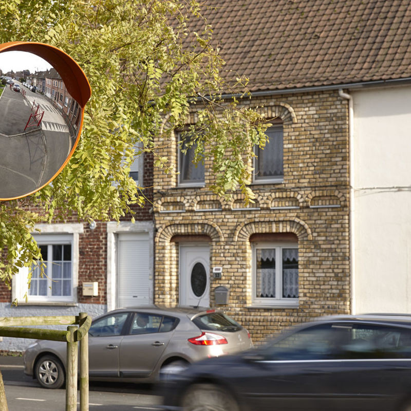 Miroir Sortie de Garage Convexe 100cm - Mottez 314C100 (2)