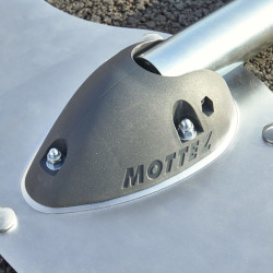 Barrière de Parking Rabattable 3 Pieds SPECIAL MACADAM avec clés identiques - Mottez B301CCI (2)