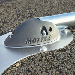 Barrière de Parking Rabattable 3 Pieds SPECIAL MACADAM avec clés identiques - Mottez B301CCI (3)