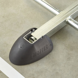 Barriere de Parking Design Pied Central avec arceaux 60 cm - Serrure canon européen - Mottez B298C (3)