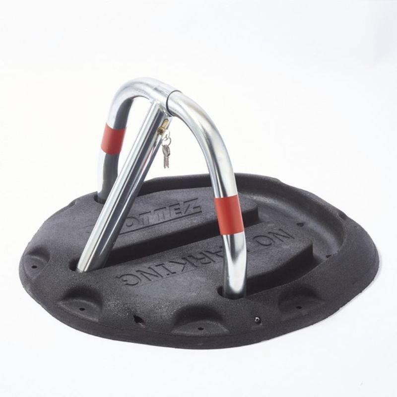 Barrière de parking en caoutchouc recyclé - Mottez B296C (1)