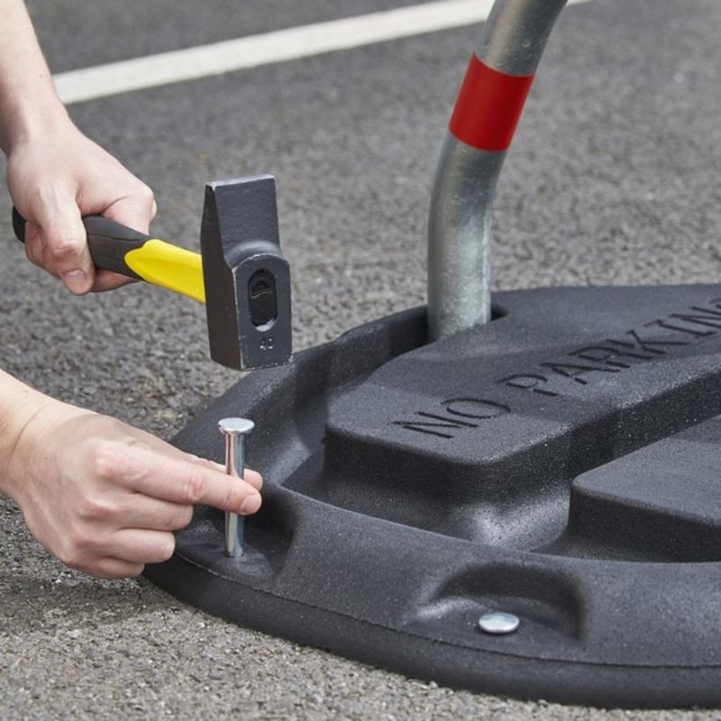 Barrière de parking en caoutchouc recyclé - Mottez B296C (3)