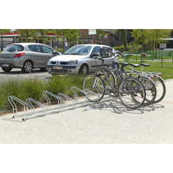 Râtelier à vélos 10 Vélos - 2 Niveaux côte à côte - Mottez B201C