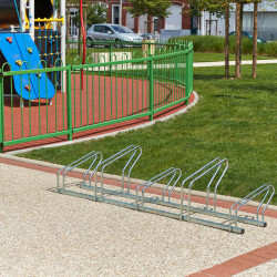 Râtelier à vélos 5 Vélos - 2 Niveaux côte à côte - Mottez B200C