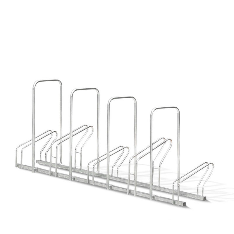 Râtelier à vélos 5 Vélos - 2 Niveaux côte à côte avec Arceaux - Mottez B200AR (1)