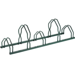 Râtelier à vélos 5 Vélos - 2 Niveaux - Couleur verte - Mottez B129VVT