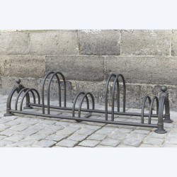 Râtelier à vélos 5 Vélos - 2 Niveaux modèle Versailles - Mottez B129US (4)