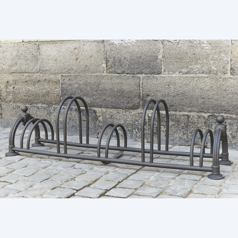 Râtelier à vélos 5 Vélos - 2 Niveaux modèle Versailles - Mottez B129US (4)