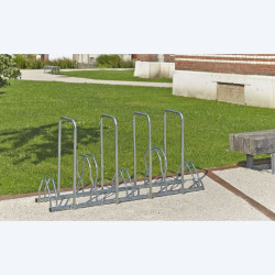 Râtelier à vélos 5 Vélos - 2 Niveaux avec Arceaux - Mottez B129AR