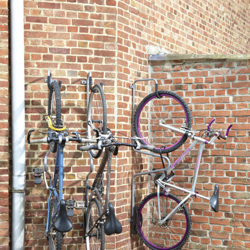 Range vélo mural individuel antivol - Mottez B123P (4)