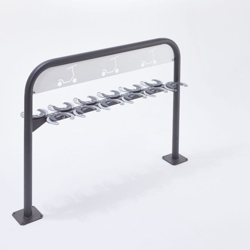 Range 12 Trottinettes sur pied - Mottez B061C12 (1)