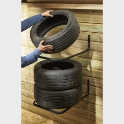 Lot de 2 supports range pneus - Mottez B057Q (3)