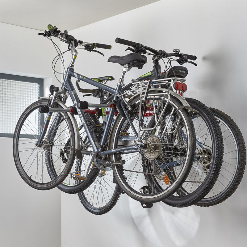 Support mural et rabattable 4 vélos ou multi-usage - Mottez B053Q4RA (4)