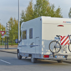 Panneau de signalisation camping-car / porte-vélos - Mottez A160V (3)