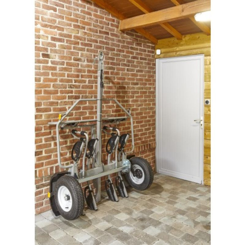 Remorque - Porte-velos 4 Vélos Electriques sur Attelage - Mottez A144V4ELEC (3)