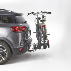 Porte-vélos sur Attelage Rabattable 2 vélos - Mottez Diane 2 / A040P2RA (2)