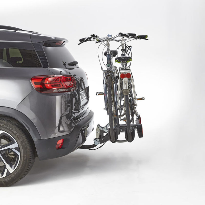 Porte-vélos sur Attelage Rabattable 2 vélos - Mottez Diane 2 / A040P2RA (2)
