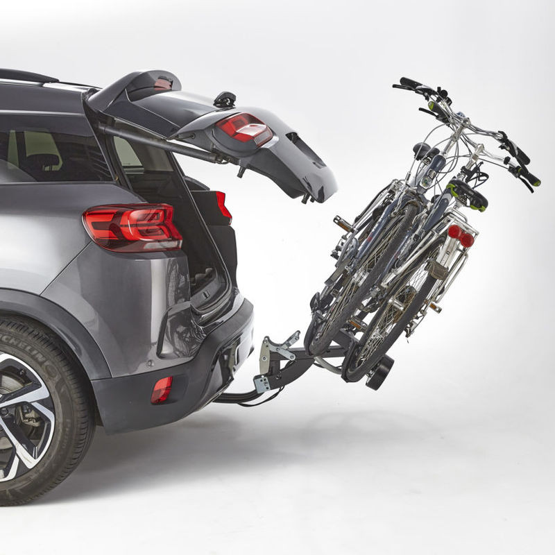 Porte-vélos sur Attelage Rabattable 2 vélos - Mottez Diane 2 / A040P2RA (4)