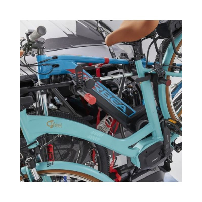 Porte-vélos 2 vélos éléctriques sur coffre Mottez A029P2ELEC / Shiva 2 Elec (2)