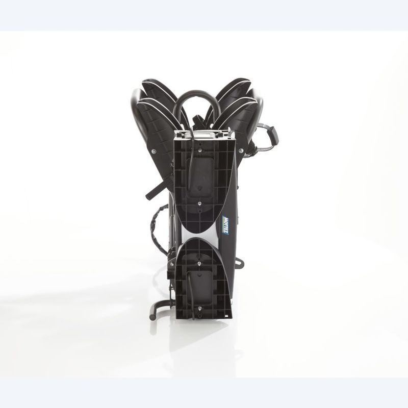 Porte-vélos sur attelage Rabattable / Pliable 2 vélos électriques - Mottez A028P2 - ZEUS (3)