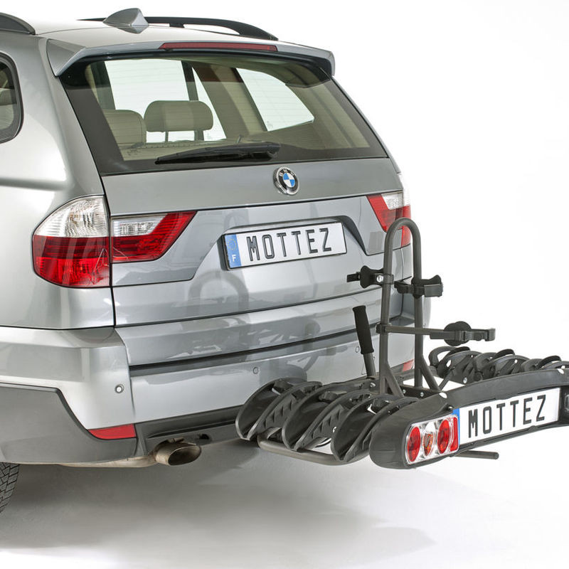 Porte-Vélos attelage Rabattable / Pliable 3 Vélos / Mottez A021P3RA (1)