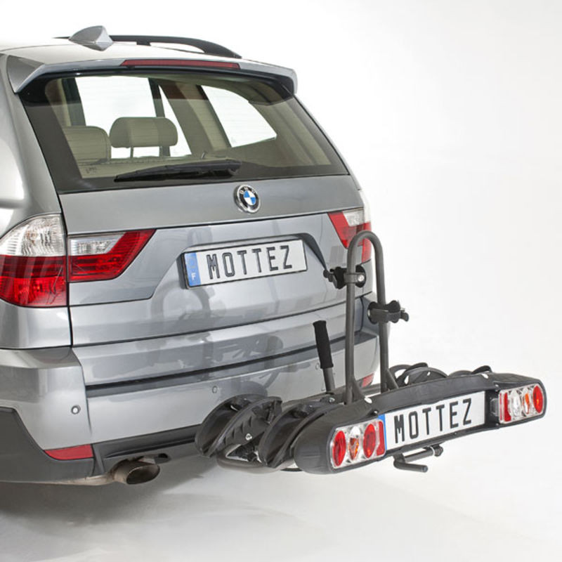 Porte-Vélos attelage Rabattable / Pliable 2 Vélos / Mottez A021P2RA (1)