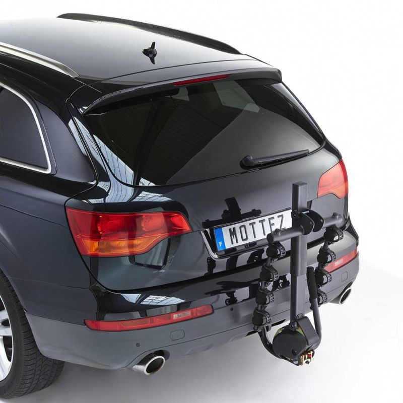 Porte-vélos sur Attelage Suspendu Rabattable 4 vélos - Mottez A009P4RA - Hercule 4 (3)