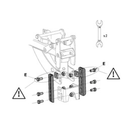 Kit antirotation col long - Mottez A007K2 (2)