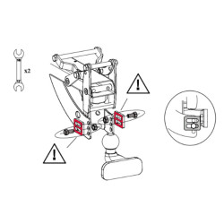 Kit antirotation plaque vissée -  Mottez A007K1 (2)