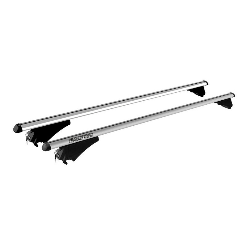 Barres de toit Aluminium pour Dacia Lodgy dès 2012 - avec barres longitudinales. (3)
