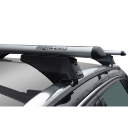 Barres de toit Aluminium pour Volvo V60 dès 2019 avec barres longitudinales (2)