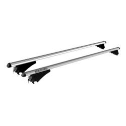 Barres de toit Aluminium pour Vw Passat Alltrack de 2012 à 2014 avec barres longitudinales. (3)
