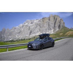 Coffre de toit 500L MENABO STARLA 500 Duo - Noir Brillant