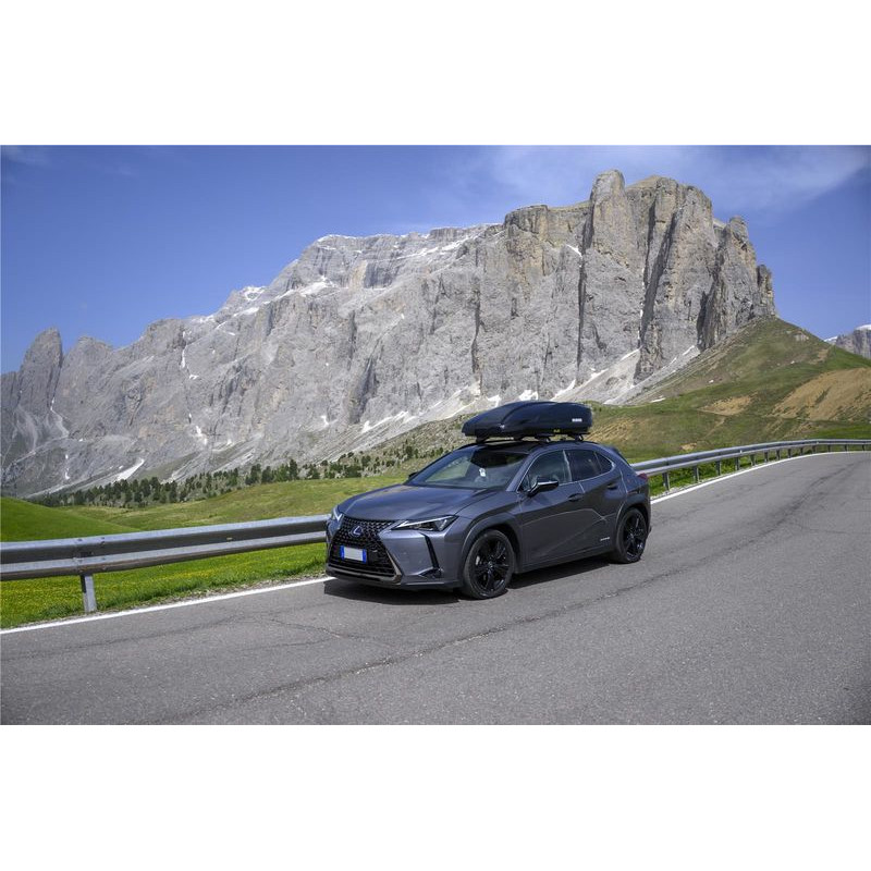 Coffre de toit 500L MENABO STARLA 500 Duo - Noir Brillant (1)