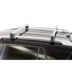 Barres de toit Aluminium pour Renault Clio 4 Estate Break de 2013 à 2019 - avec Barres Longitudinales