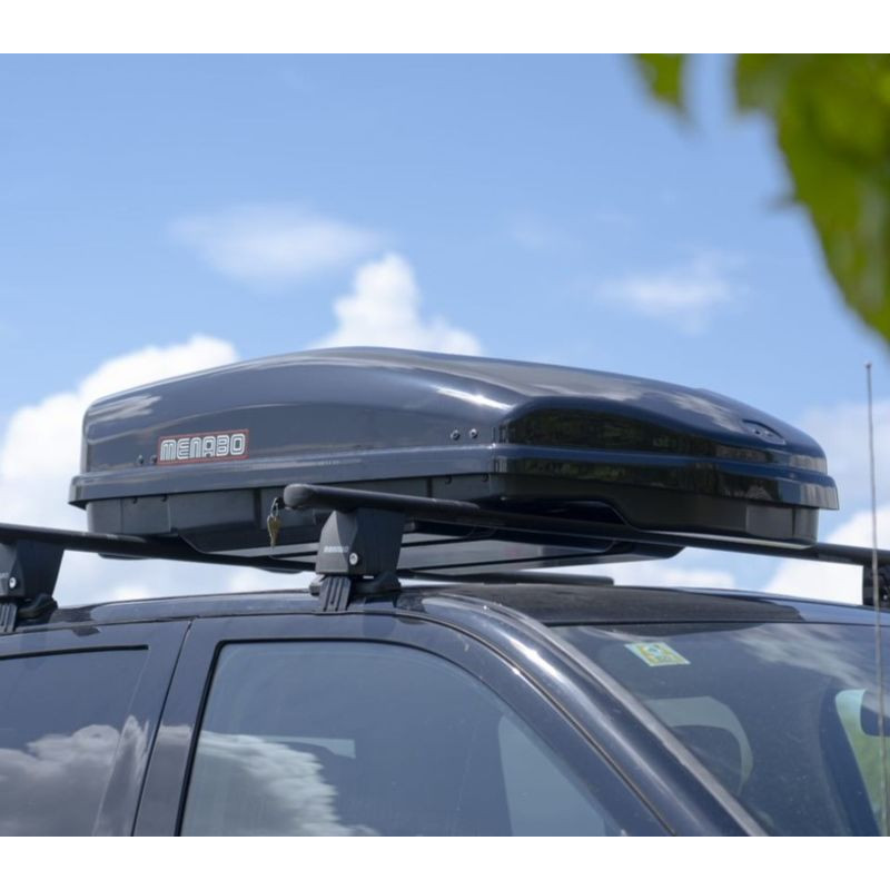 Coffre de toit 330L MENABO SATELLITE 330 Noir Brillant (2)