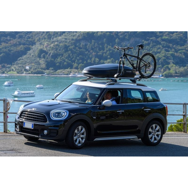 Porte-velo sur toit en acier et aluminium  1 velo / Menabo Pro Tour (2)